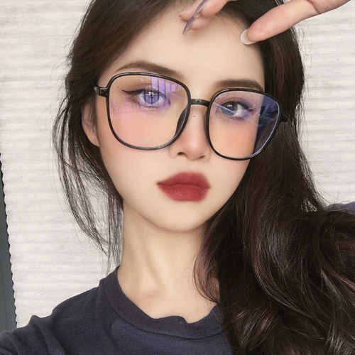 Ретро прозрачные антирадиационные черные очки, популярно в интернете