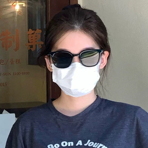 Ретро черные брендовые солнцезащитные очки на солнечной энергии, популярно в интернете