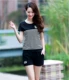 Bộ đồ thể thao nữ mùa hè 2018 thời trang mới phiên bản Hàn Quốc của áo len ngắn tay ngắn quần lửng ống rộng hai dây