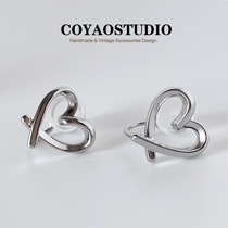 Hollowed-out loving ear clip mosquito incense tray without earbuts and light and luxurious and luxurious with a small crowd design sensation brief temperament 100 hitch