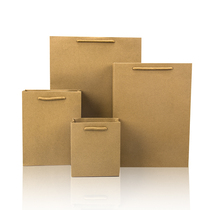 Spot Thickened Clothing Bag Natural kraft kraft Paper bags to be made for business bags Gift bags Bags Advertising Hand Bags to be made