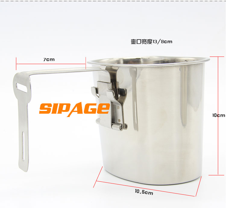 Mỹ 304 thép không gỉ cách nhiệt lạnh hộp ăn trưa dã ngoại ngoài trời thể thao chai quân đội fan đào tạo quân đội thợ mỏ di động - Hộp cơm điện sưởi ấm hộp cơm điện giá bao nhiêu