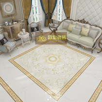 Eurostyle Living room parquet tiles yellow minimalist atmosphere into the house Entrance Hall Genguan Ground Restaurant Hotel Styling Floor Tiles