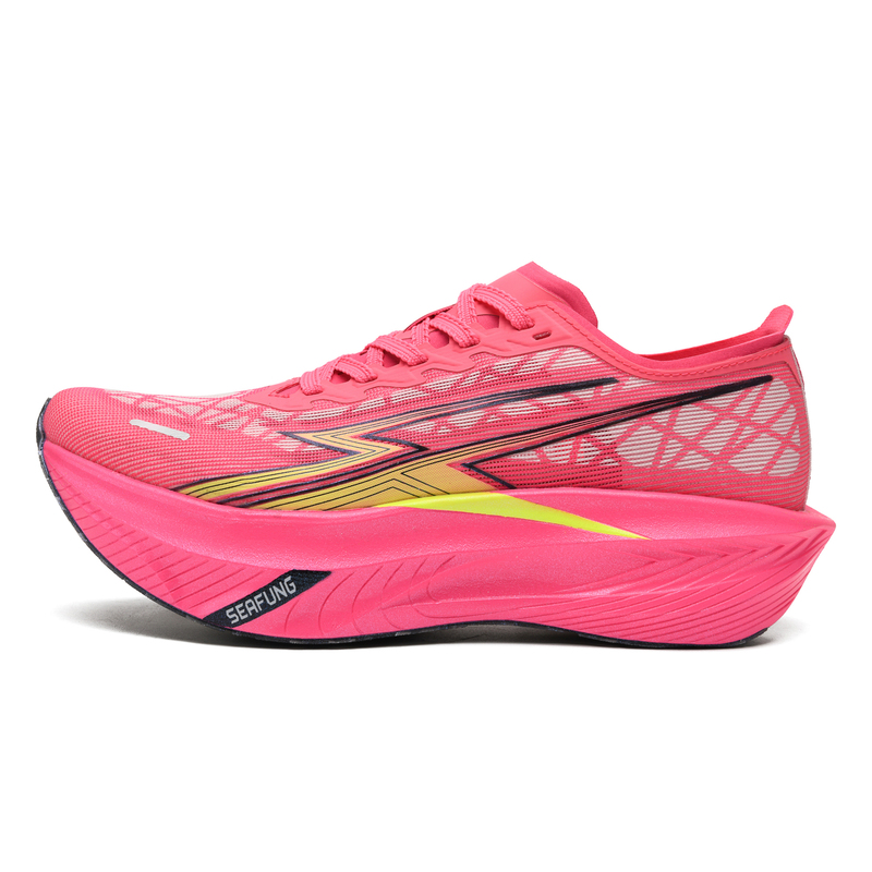 Seafung Sonic Runner 2.0 Full-Length Real Carbon Plate Running Shoes Student Physical Examination Track and Field Racing Sports Shoes for Men and Women