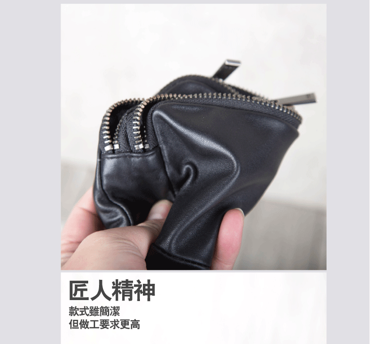 Sâu núi chín làm bằng tay da dài và ví rộng ví lớp đầu tiên da ly hợp túi người đàn ông túi vài mô hình bóp da cá sấu giá rẻ