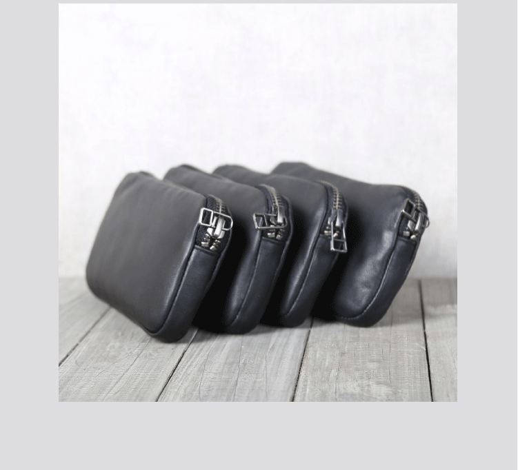 Deep Mountain chín gốc ví da handmade ví thẻ gói lớp da điện thoại di động túi xách nam và nữ mẫu đôi ví tiền nữ