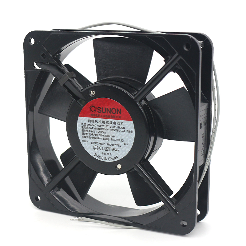 12CM original SUNON 12025 cabinet double ball DP201AT-2122HBL GN cooling fan 220V