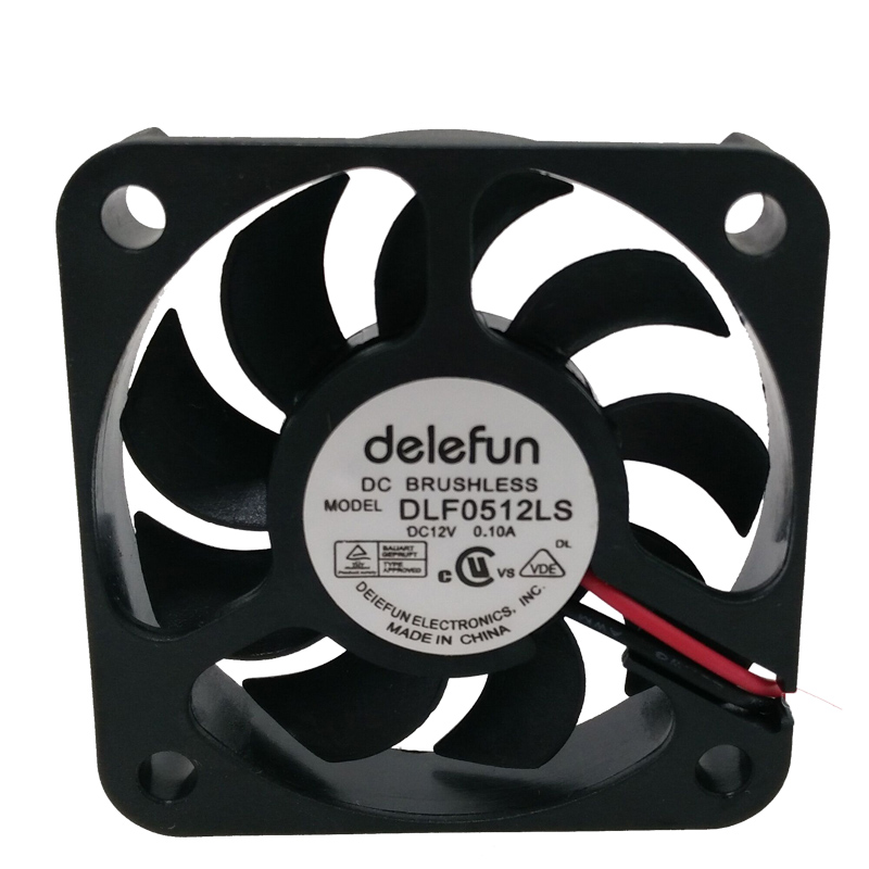 New Detlefun DLF0512LS 5010 Cooling fan 5CM cm 12V charger ventilator muted