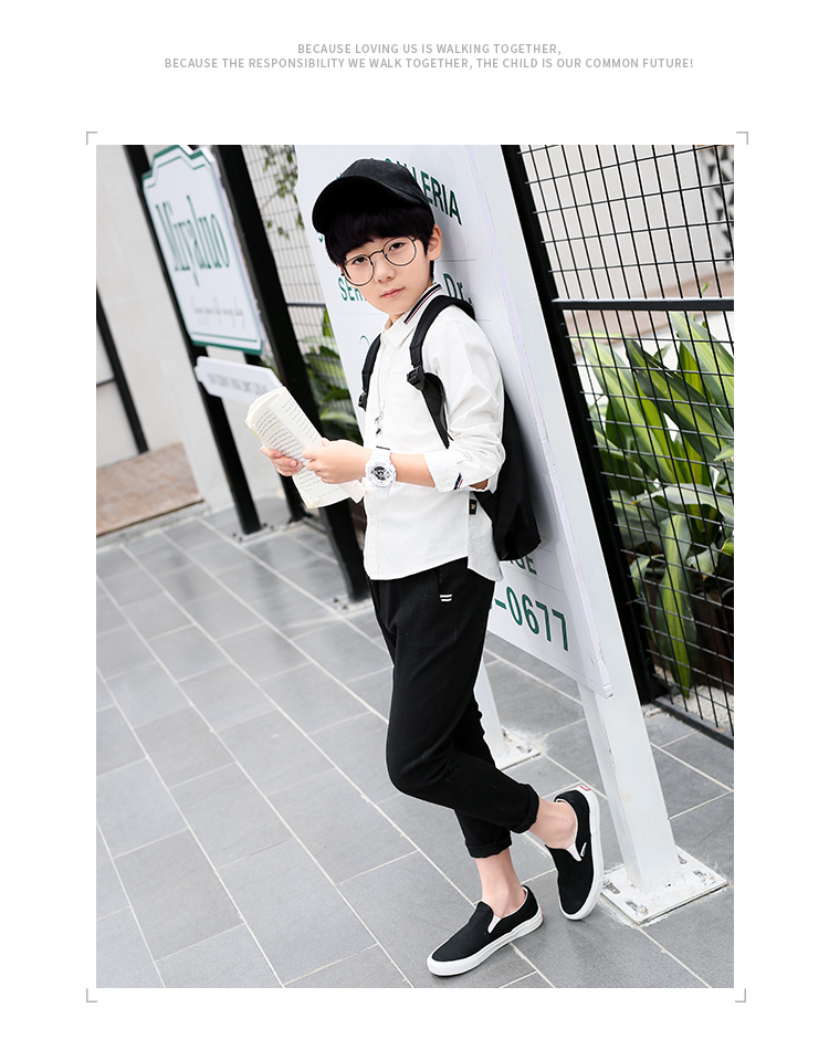 [Đặc khu] nhiều quần áo bé trai sơ mi cotton cotton mùa thu 2018 xuân hè mới sơ mi lịch lãm quý ông đầm trẻ em cao cấp