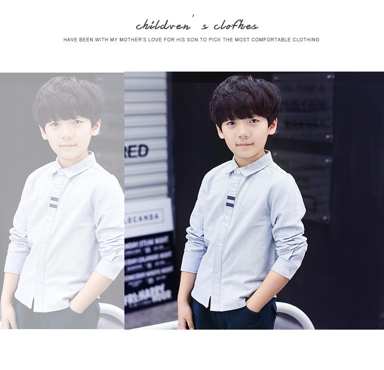 Chemise garcon à manche longue - Ref 2074158 Image 20