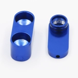 Металлический портативный съемный мундштук, металлическая курительная трубка, алюминиевый сплав