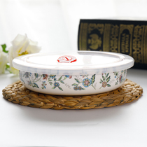 Steamed Egg Special Dish Baking Bowl Ceramic Mesh Red Steamed Egg Bowl Blister Noodle Bowl Creative Home Cutlery Microwave Special