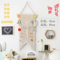 Childrens baby Hanfu jewelry girl hair accessories antique girl hair card storage wall storage with artifact hanging wall