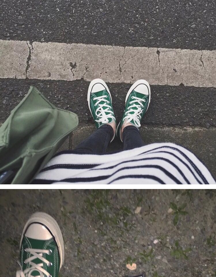 Converse Converse 1970s rừng xanh postman xanh thấp giày vải 144756c162057c giày the thao nam giá rẻ
