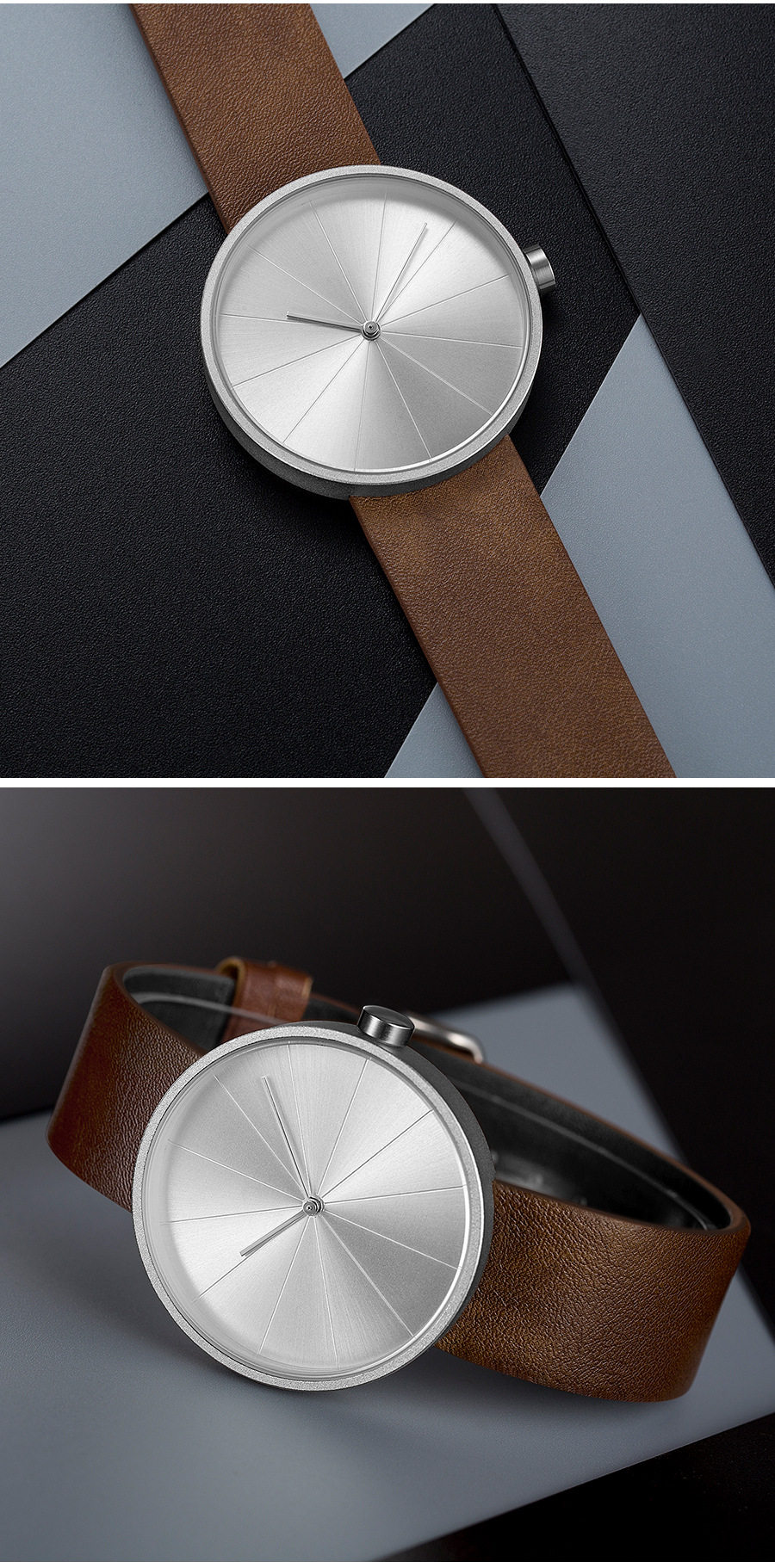 Minimalist design without scale, advanced sense, simple and atmospheric men's watch, personalized waterproof_voghion.com