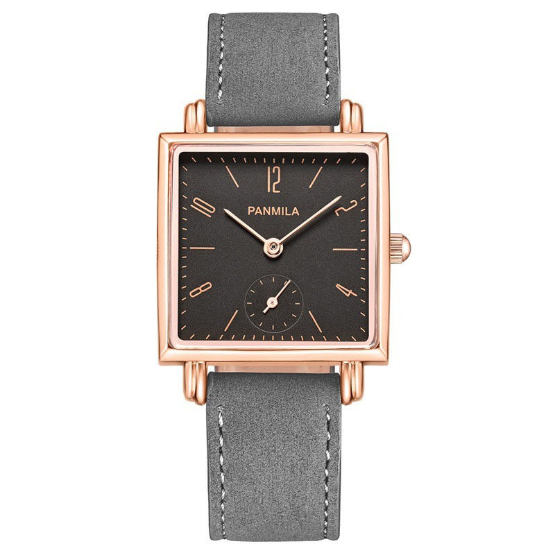 Minimalist Women's Quartz Watch Luxury Square Design Waterproof_voghion.com
