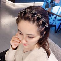 Leave hair transition period artifact high-end incense woven hair band clip bitter banghai clip head temperament lazy summer