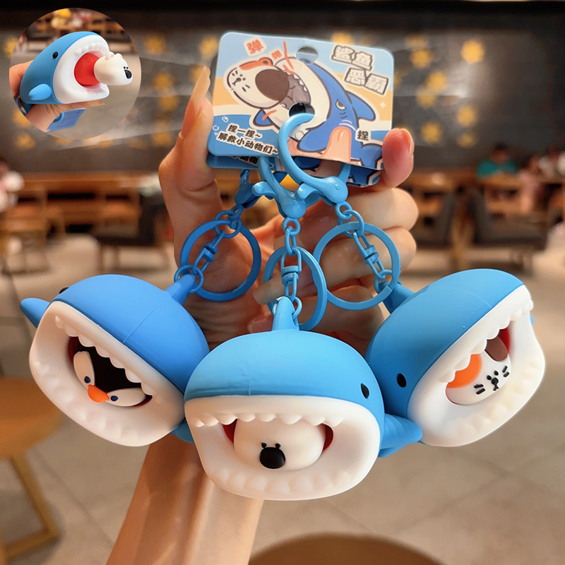 Original Ocean Adventure Series 2026 New Shark Squeeze Toy Stress Relief Pinch Toy Keychain Bag Pendant Original Ocean Adventure Series 2026 New Shark Squeeze Toy Stress Relief Pinch Toy Keychain Bag Pendant