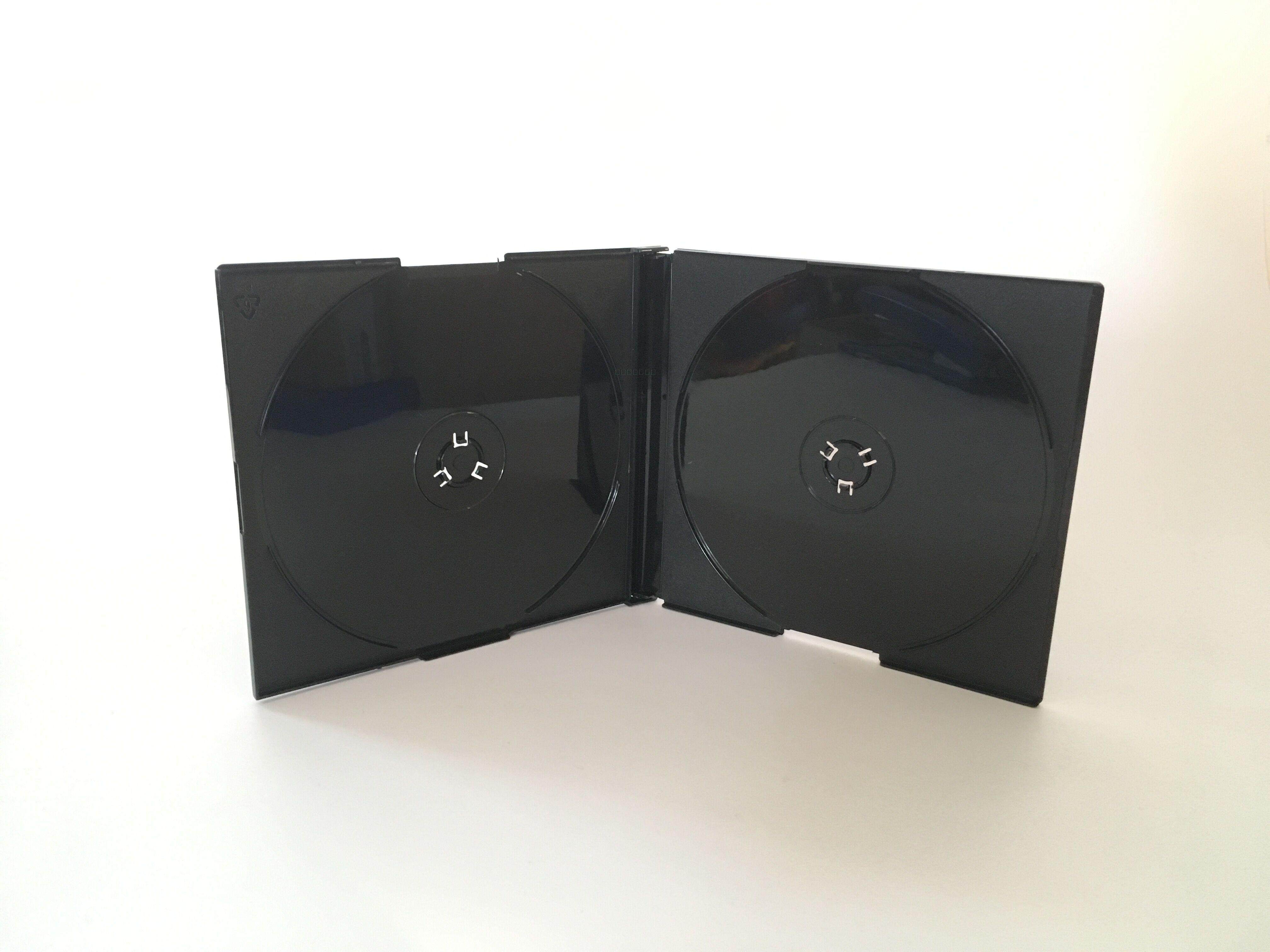 5MM Optical box black double-sided optical disc box disc packaging box manufacturer direct selling special price disc core 
