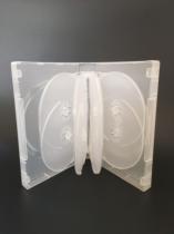 DVD Disc Case Black 10 Pieces Disc Storage Box Insertable Cover With Film Transparent DVD Case