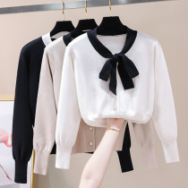 Counter 2019 autumn and winter new academic sweater Japanese sweater cardigan women Joker slim slim long sleeve