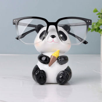 New creative panda glasses placement rack ornaments glasses store counter decoration display props glasses storage stand