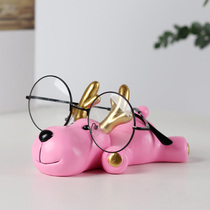 Creative cute cute deer glasses shelf decoration glasses shop display rack Glasses storage bracket Glasses shelf