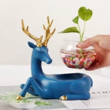 Креативный стеклянный прозрачный цветочный горшок, настольный защитный амулет, украшение для ногтей