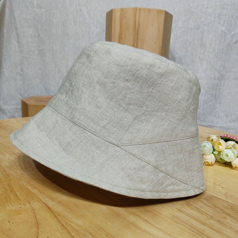 100% Hemp Spring and Summer Thin Breathable Solid Color Adjustable Fisherman Hat Sun Protection Makes Face Look Smaller 6040 100% Hemp Spring and Summer Thin Breathable Solid Color Adjustable Fisherman Hat Sun Protection Makes Face Look Smaller 6040