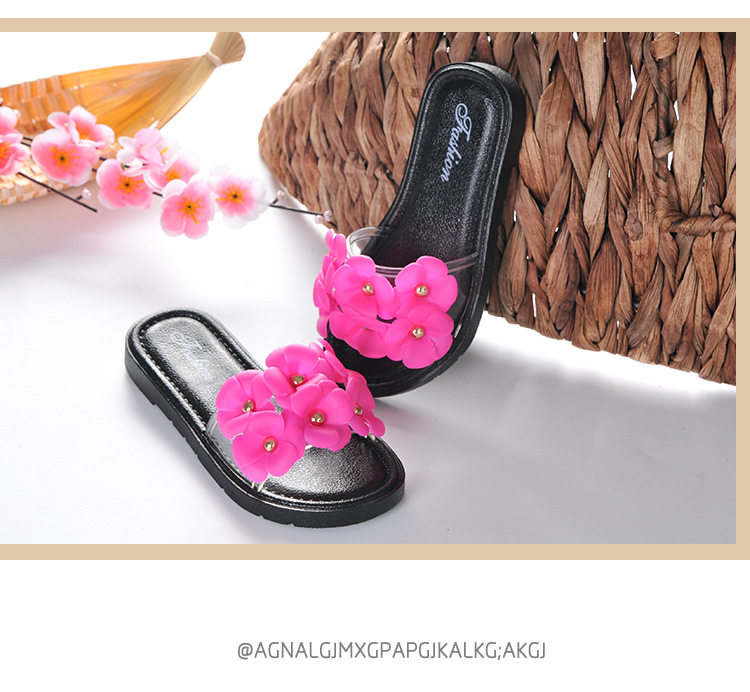 Pantoufles enfants en autre pour été - semelle PU - Ref 986795 Image 14