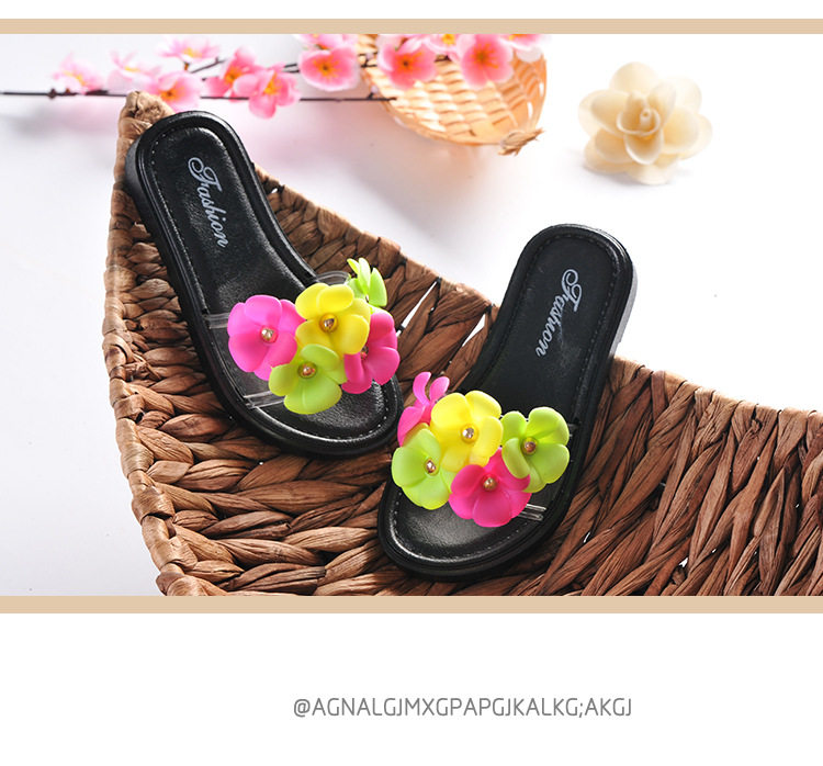 Pantoufles enfants en autre pour été - semelle PU - Ref 986795 Image 17