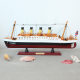 Titanic model wooden sailboat decoration living room simulation cruise ship finished ship boutique home decoration