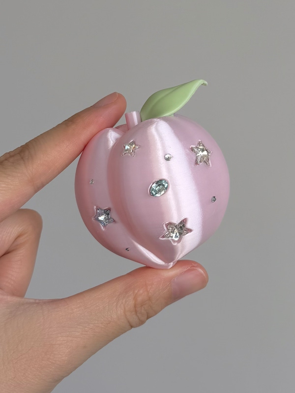 Lizzaedward|"Juicy Peach" Original Niche Design Peach 3D Printed Magnetic Phone Holder Lizzaedward|"Juicy Peach" Original Niche Design Peach 3D Printed Magnetic Phone Holder