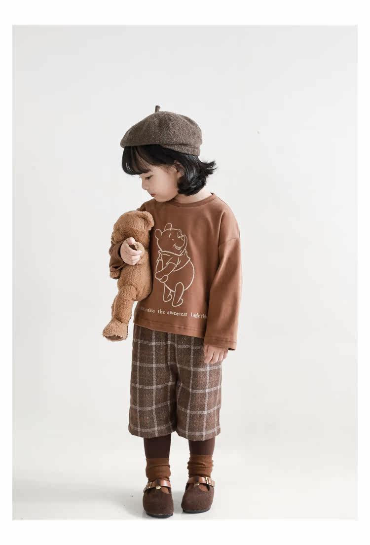 Детский осенний комбинезон, штаны, ретро комплект, бретели, в британском стиле, стиль     