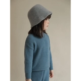 Зимний свитер, детский шерстяной удерживающий тепло комплект, детские шерстяные штаны с круглым воротником, в западном стиле