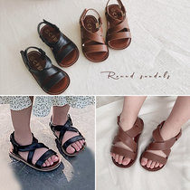 Young Yo-yo Children Sandals 2022 New Baby Girl Shoes Korean Version Middle Children Soft Bottom Beach Shoes Children Shoes