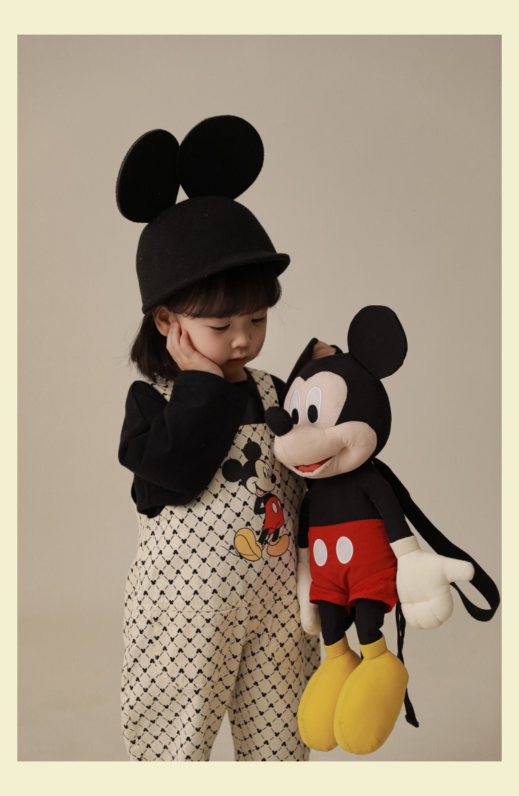 Дисней, детский ретро износостойкий комбинезон, повседневные брюки, штаны, Дисней Микки Маус, в корейском стиле yoehyaul/幼悠 