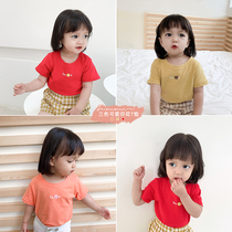 Young Yo-yo Girl Cartoon T-shirt Child Foreign Air Printed Hit Undershirt Summer New Baby 2 Year Old Loose Short Sleeve Blouse