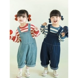 Модные детские демисезонные штаны, джинсы, свободный крой