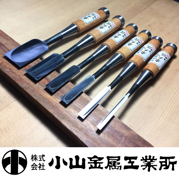 Japan's original hill metal green paper steel chasing chisel Dongtian craftsman flat chisel sharp universal chisel carpentry chisel flat shovel