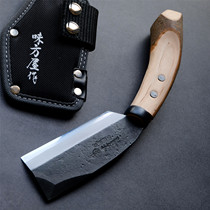 Wei Fangwu hand-made mini camping outdoor thallium mountain splitting knife Japanese joinery gardening Hinoura 105mm