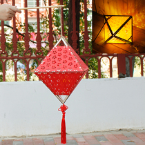 Spring Festival Lantern Handmade Lanterns Diy Hand Luminous Toys Diamond Palace Lanterns Flowers Lantern Materials Bag Decorative Props