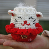 End Afternoon Small Egg Bag Material Bag Crochet Hook Wool Cord Egg Pocket Diy Hand Woven Forpig Hair Wool Doll