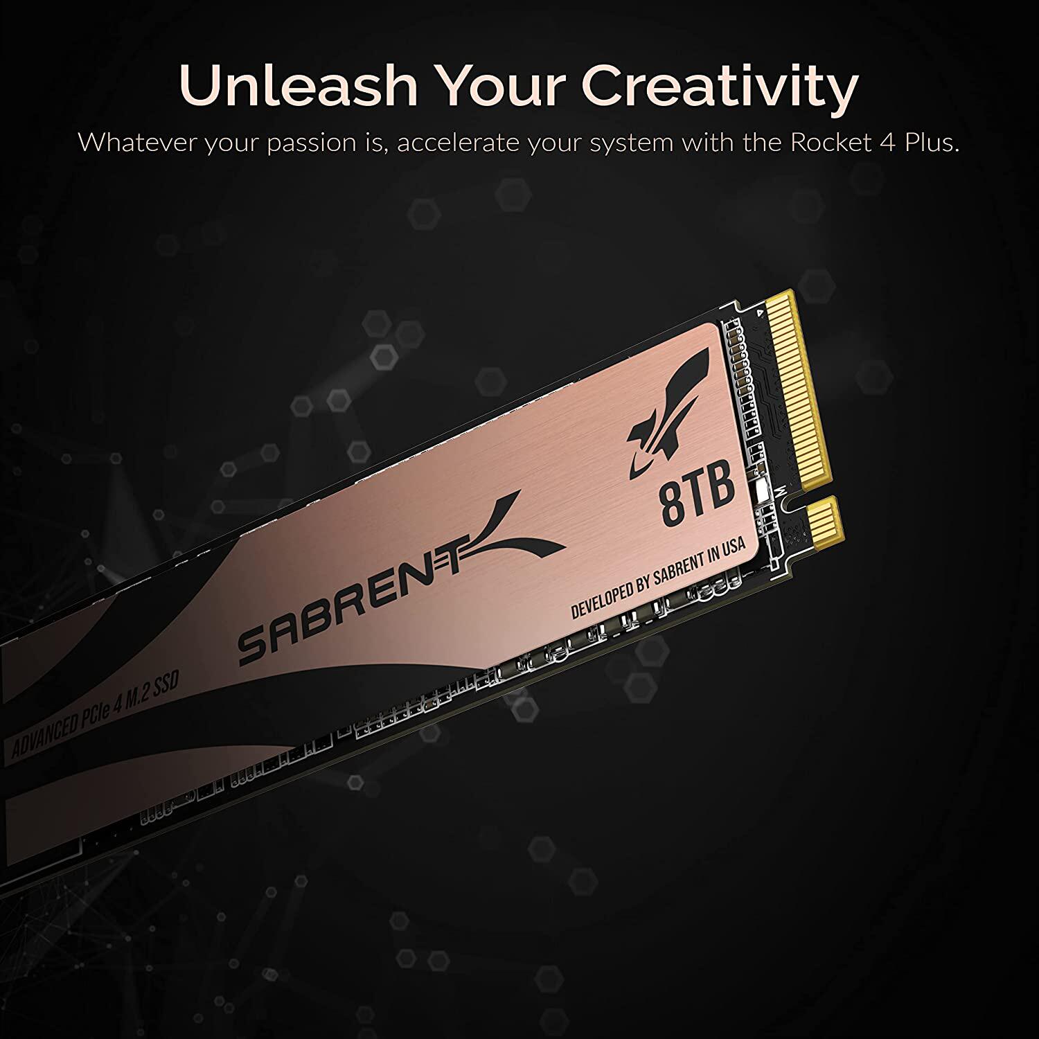 Beauty Edition Sabrent Rocket 4 Plus 4T8T NVMe M 2 TLC PS5 Solid Hard Disk PCIE4-Taoba