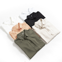 C076 the same spring and summer new fancy shirt comfortable simple casual long sleeve womens clothing