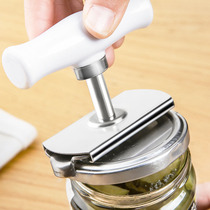 Rotary self-locking bottle opener Stainless steel labor-saving cap opener Glass canned bottle opener Bottle screwdriver can opener