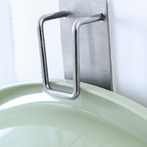 Stainless Steel Washbasin Rack Washbasin Containing Shelf Free-perforated washbasin hooks Sticky Hook Bathroom rack wall-mounted