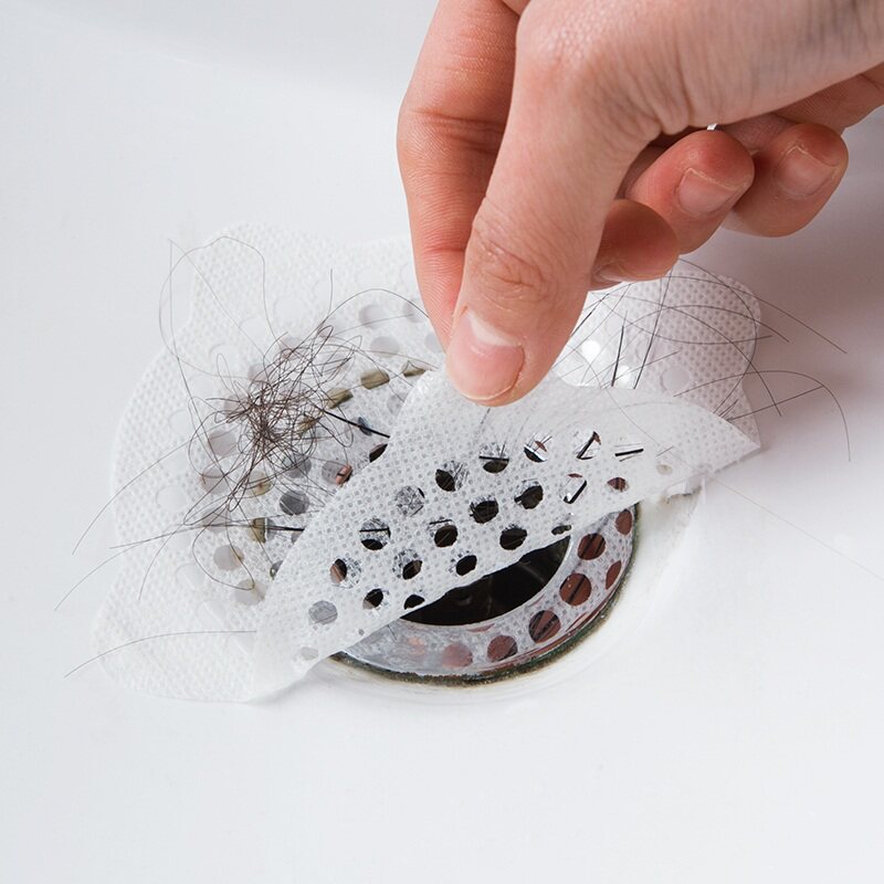 Sink sticker filter mesh sink floor leak anti-blocking sticker Disposable sink filter sticker sewer anti-blocking net