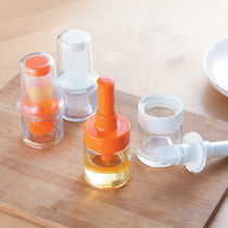 Barbecue brush with lid and oil pot Kitchen cooking tools Silicone high temperature resistant oil brush creative barbecue baking brush