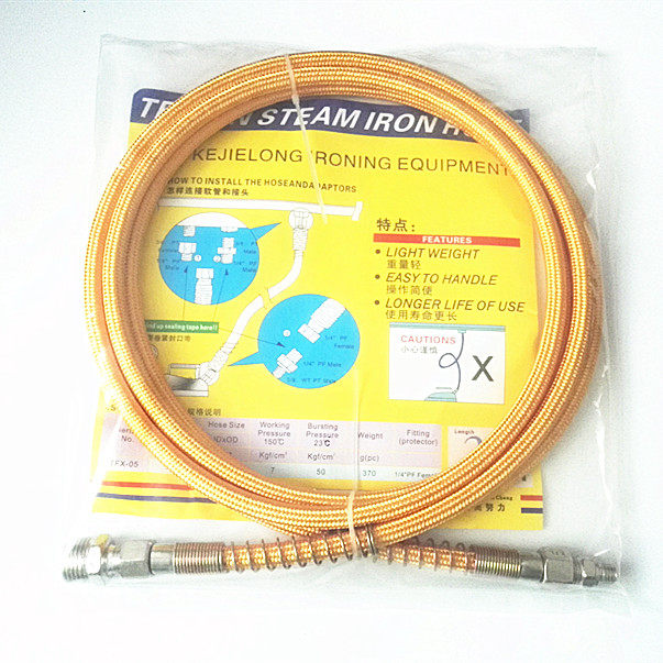 Iron steam pipe Teflon atomic throat boiler iron steam pipe iron accessories 3 meters high pressure steam pipe